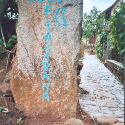 L'entrée du Rova