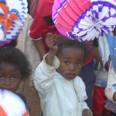Enfants et lampions