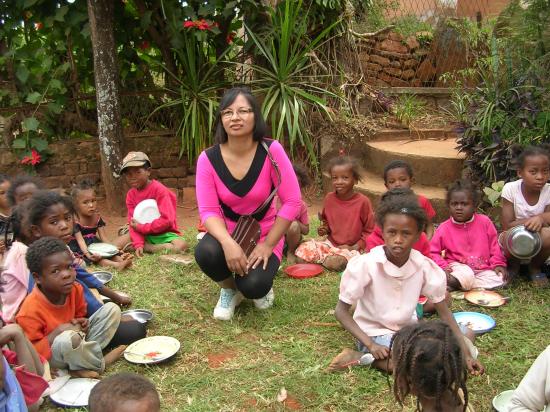 Sylvia et les enfants