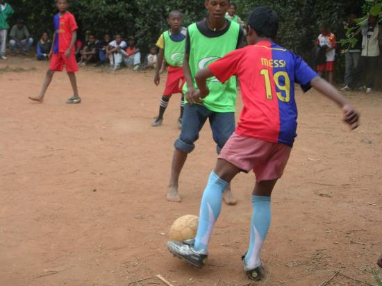 La finale du match de football